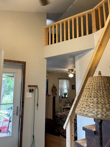 a view of wooden floor