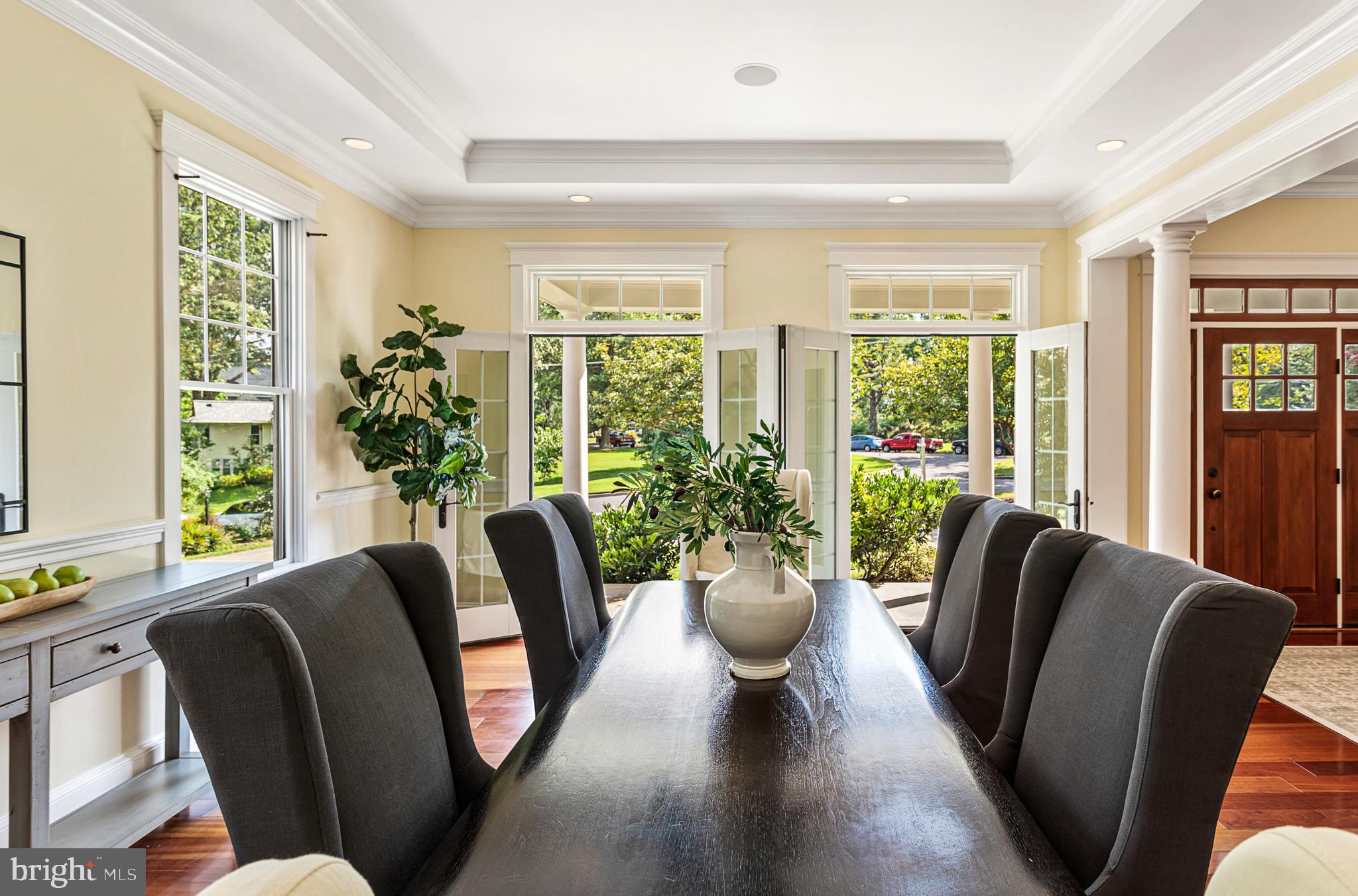 9635 Elrod Road Kensington, MD 20895 - Photo 13 of 68 Dining room open out to the front patio