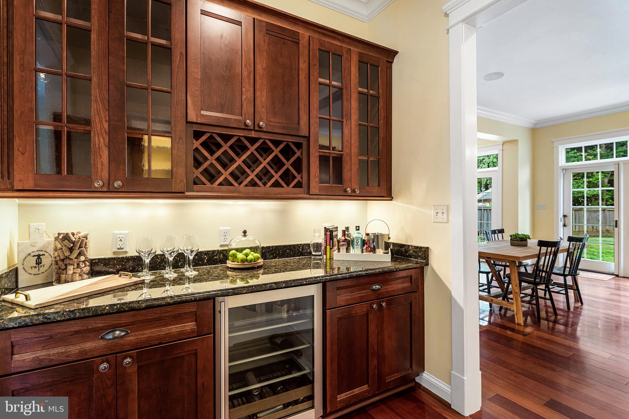9635 Elrod Road Kensington, MD 20895 - Photo 30 of 68 Butlers pantry with beverage refrigerator