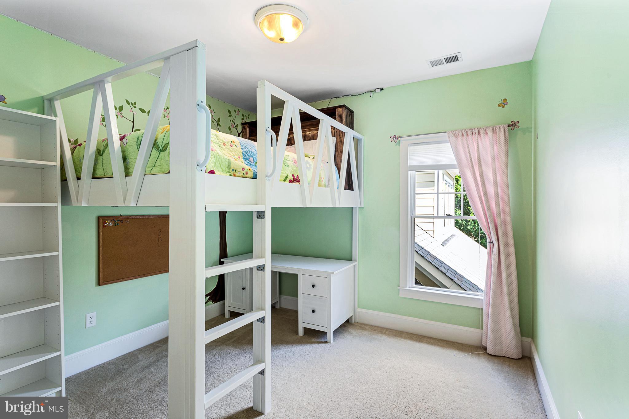 9635 Elrod Road Kensington, MD 20895 - Photo 47 of 68 2nd bedroom with custom bunk bed