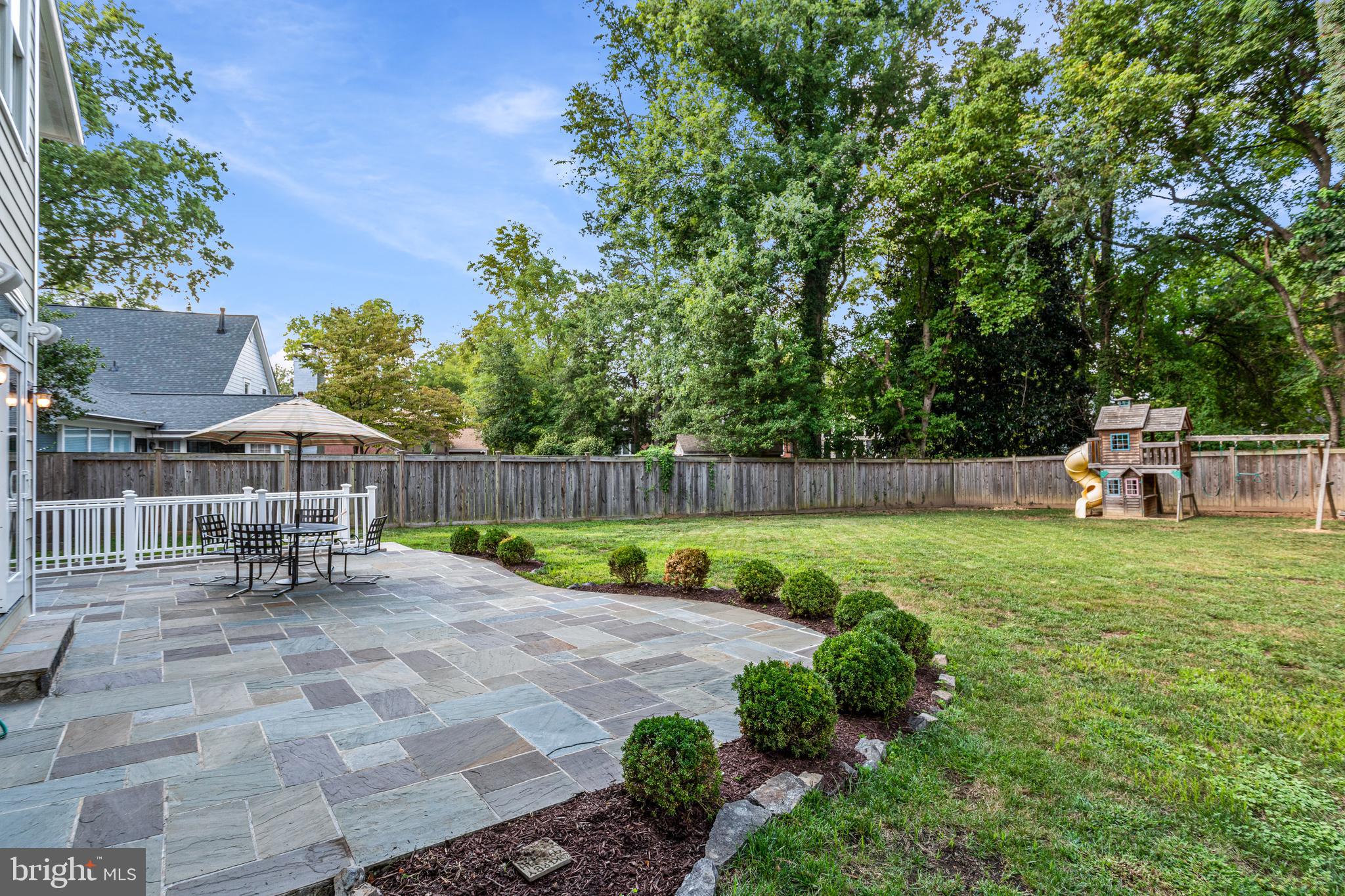9635 Elrod Road Kensington, MD 20895 - Photo 65 of 68 Stone work continues in rear patio