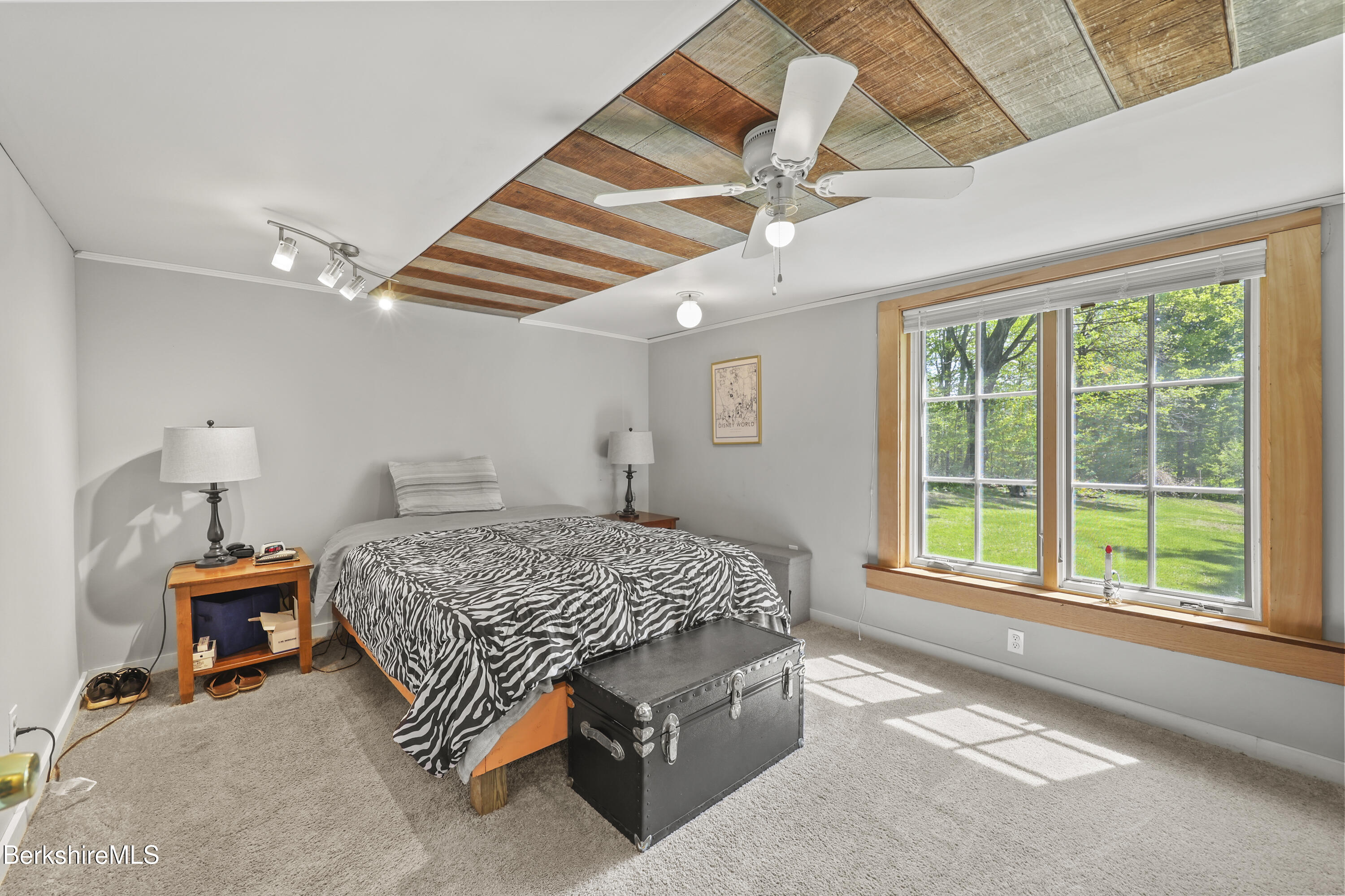 192 Curran Road Cheshire, MA 01225 - Photo 21 of 50 a spacious bedroom with a bed and a large window