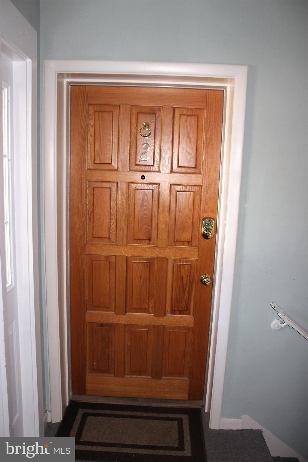 2 Center Road, Unit 2 Towson, MD 21286 - Photo 3 of 19 Beautiful wooden paneled front door!