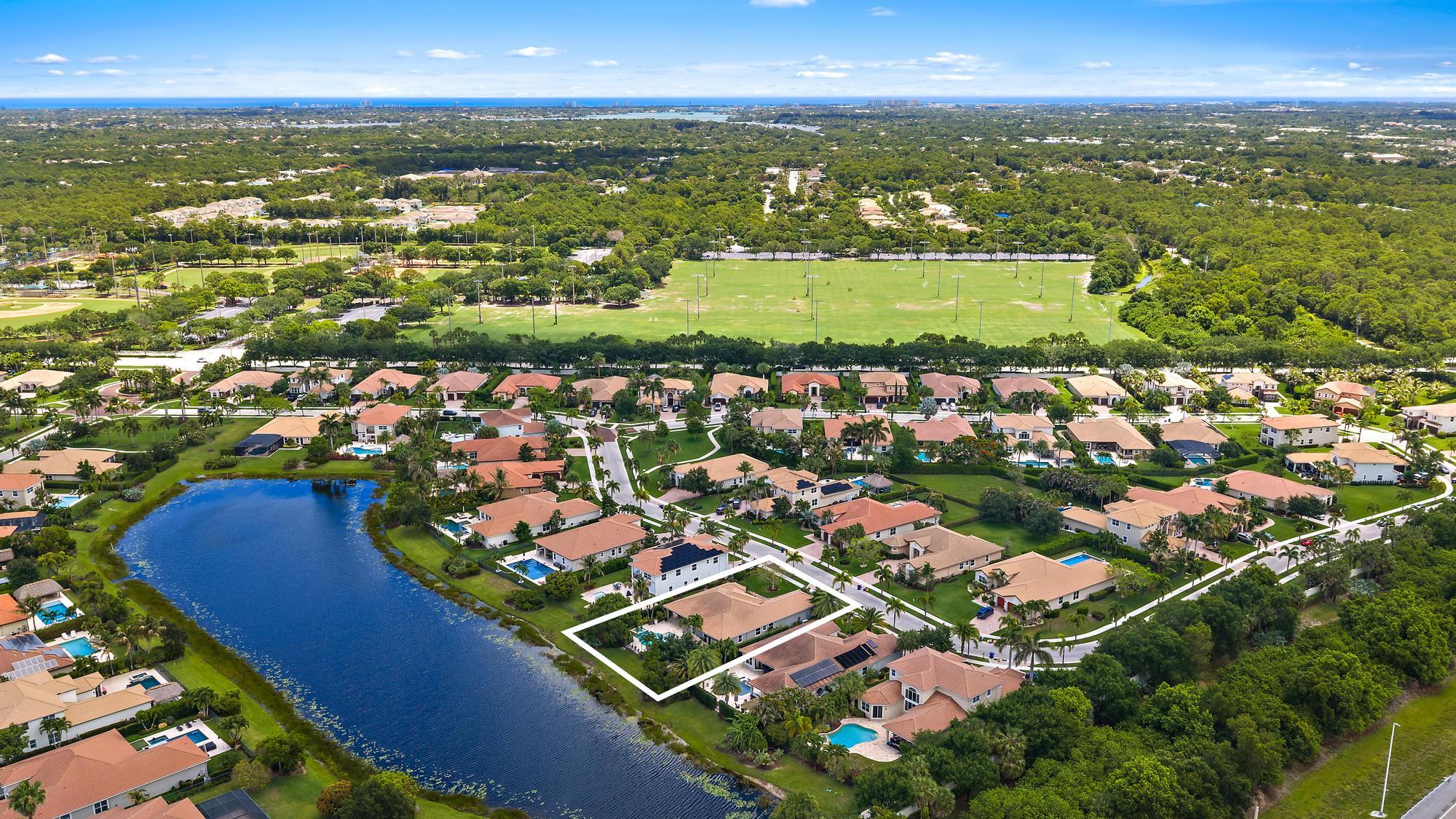 340 Rudder Cay Way Jupiter, FL 33458 - Photo 58 of 87 Aerial View