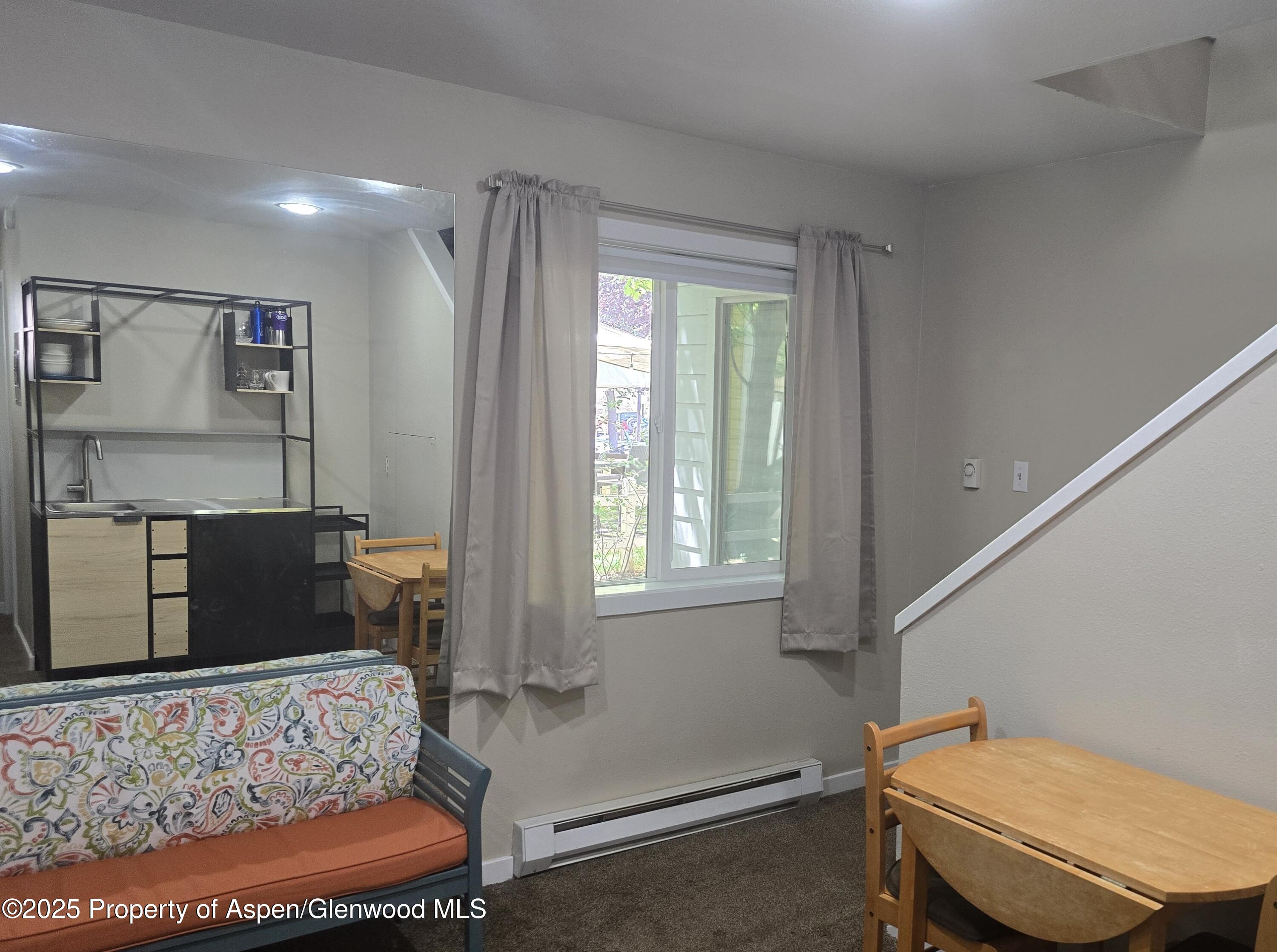 175 Midland Avenue, Unit 4 Basalt, CO 81621 - Photo 6 of 17 Downstairs window & bench