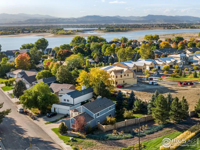 a view of a lake with a mountain
