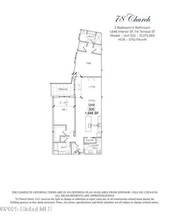 $1,275,969 | 78 Church Street, Unit 205, Saratoga Springs, NY 12866