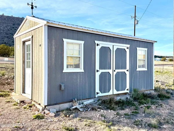 a view of a storage room