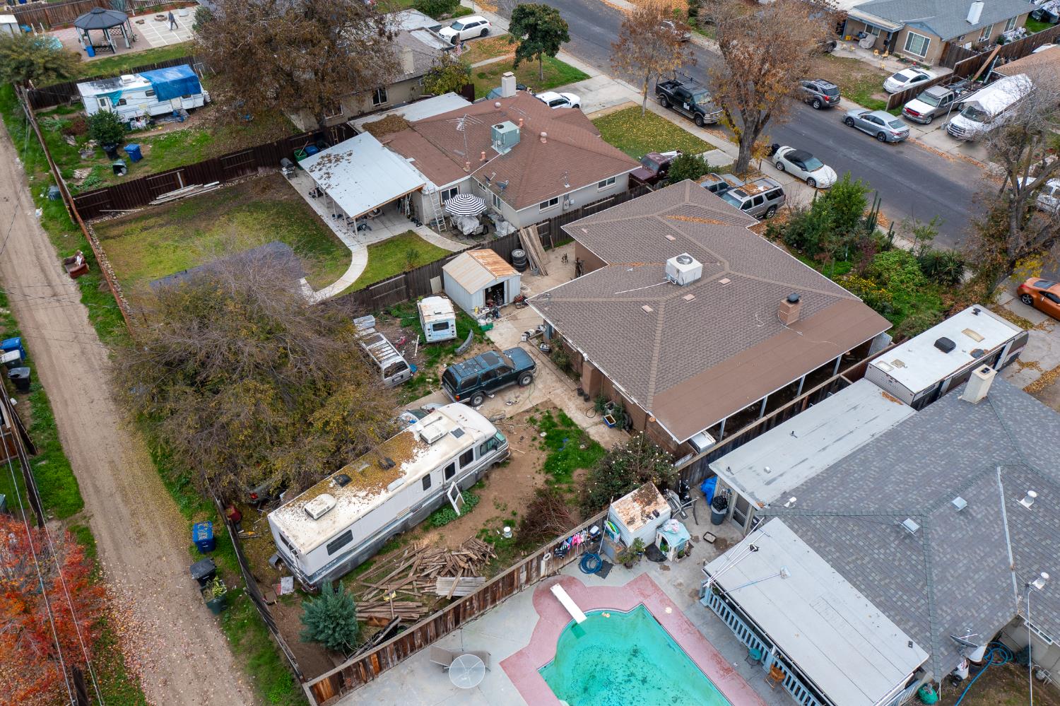 2309 Haddon Avenue Modesto, CA 95354 - Photo 5 of 15 an aerial view of residential houses with outdoor space