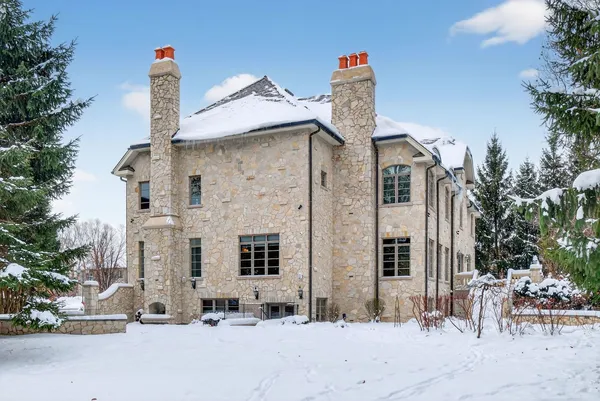 a view of a house with a street
