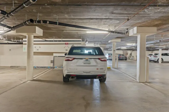 a view of a city with tall buildings