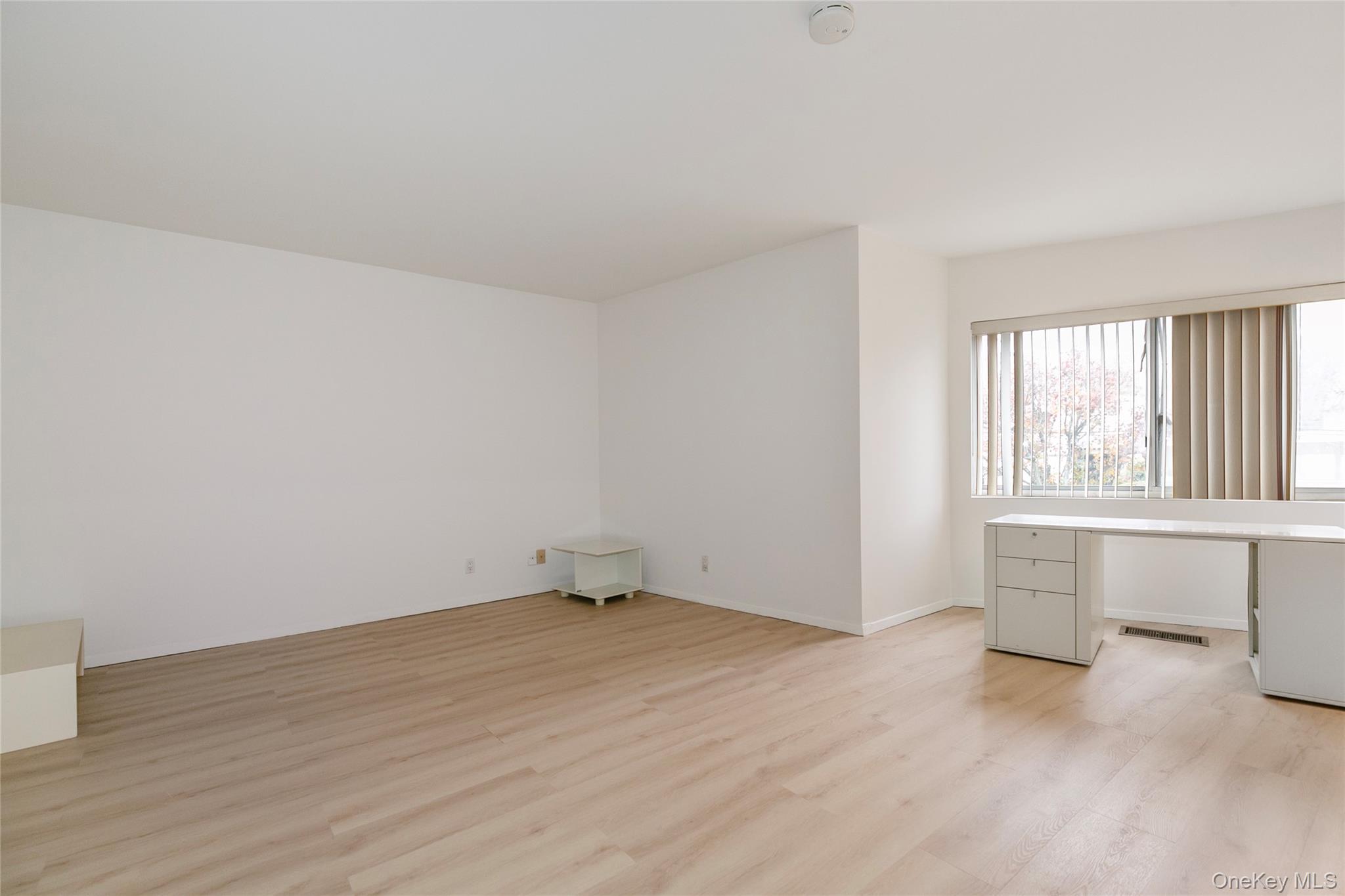 100 Cutter Mill Road, Unit 2C Great Neck, NY 11021 - Photo 23 of 29 wooden floor in an empty room with a window