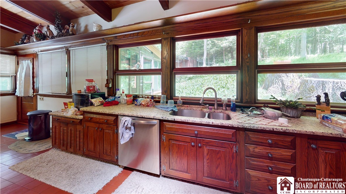 2545 A And B Parsonage Road, Unit A Findley Lake, NY 14736 - Photo 39 of 46 A-frame kitchen