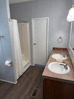 479 Cal Durham Road Bethpage, TN 37022 - Photo 16 of 19 a bathroom with a sink and a mirror