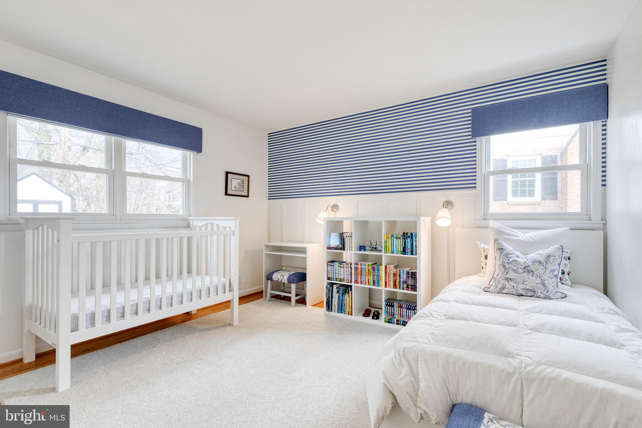 8206 Burnley Road Towson, MD 21204 - Photo 20 of 37 a bedroom with furniture and a window