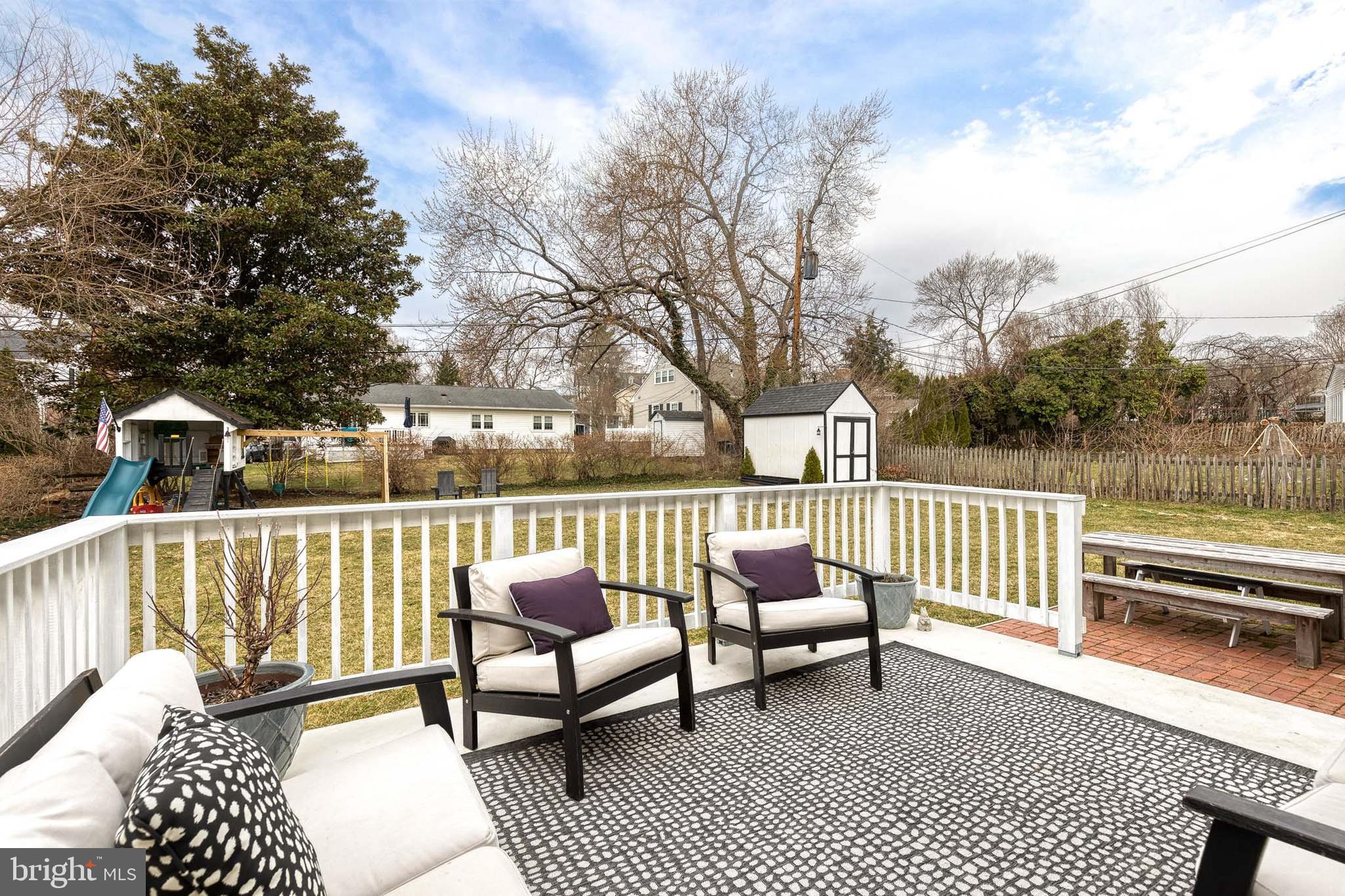 8206 Burnley Road Towson, MD 21204 - Photo 36 of 37 a view of a chairs and couch on the deck