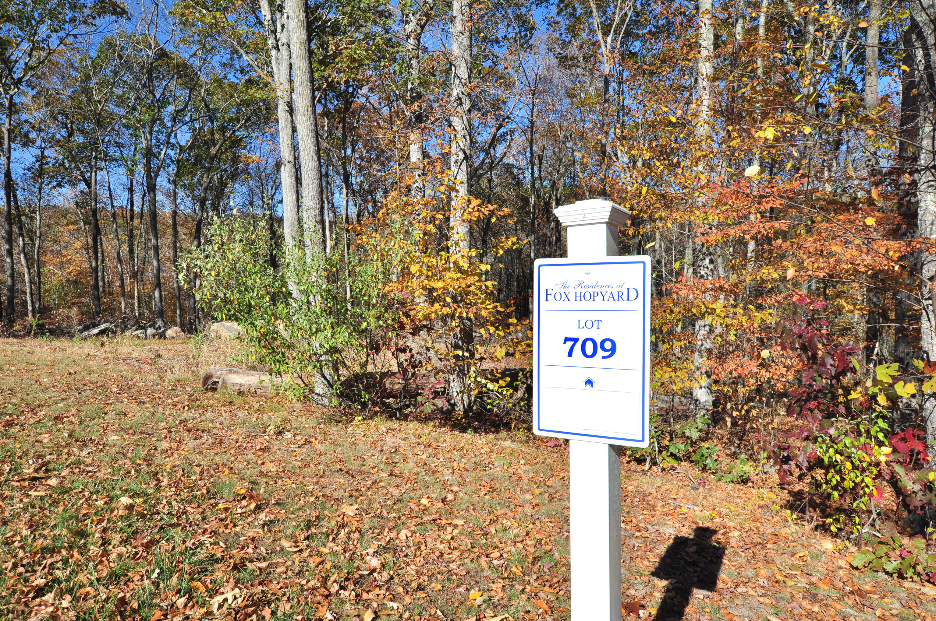 709 Fox Hopyard Road East Haddam, CT 06423 - Photo 1 of 32 a sign on the side of a road