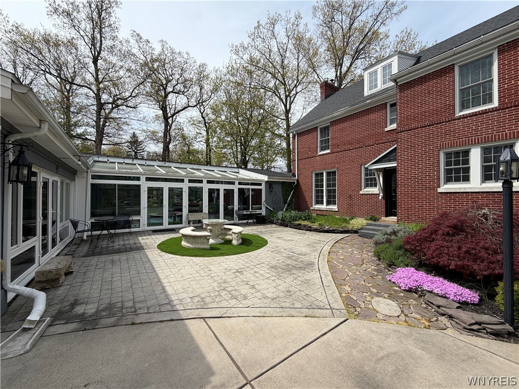 5079 Forest Road Lewiston, NY 14092 - Photo 45 of 50 LIGHTED COURT YARD/PATIO-