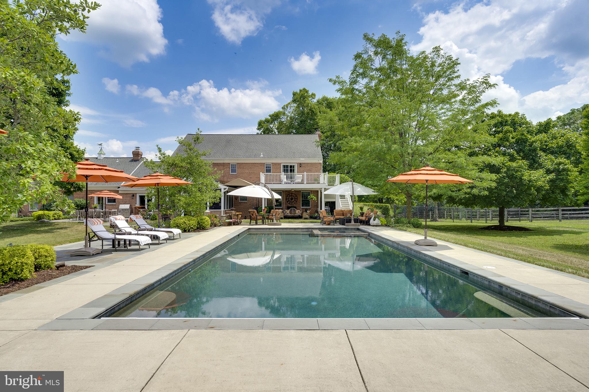 26100 Mullinix Mill Road Mount Airy, MD 21771 - Photo 64 of 99 Serene backyard oasis with poolside charm.
