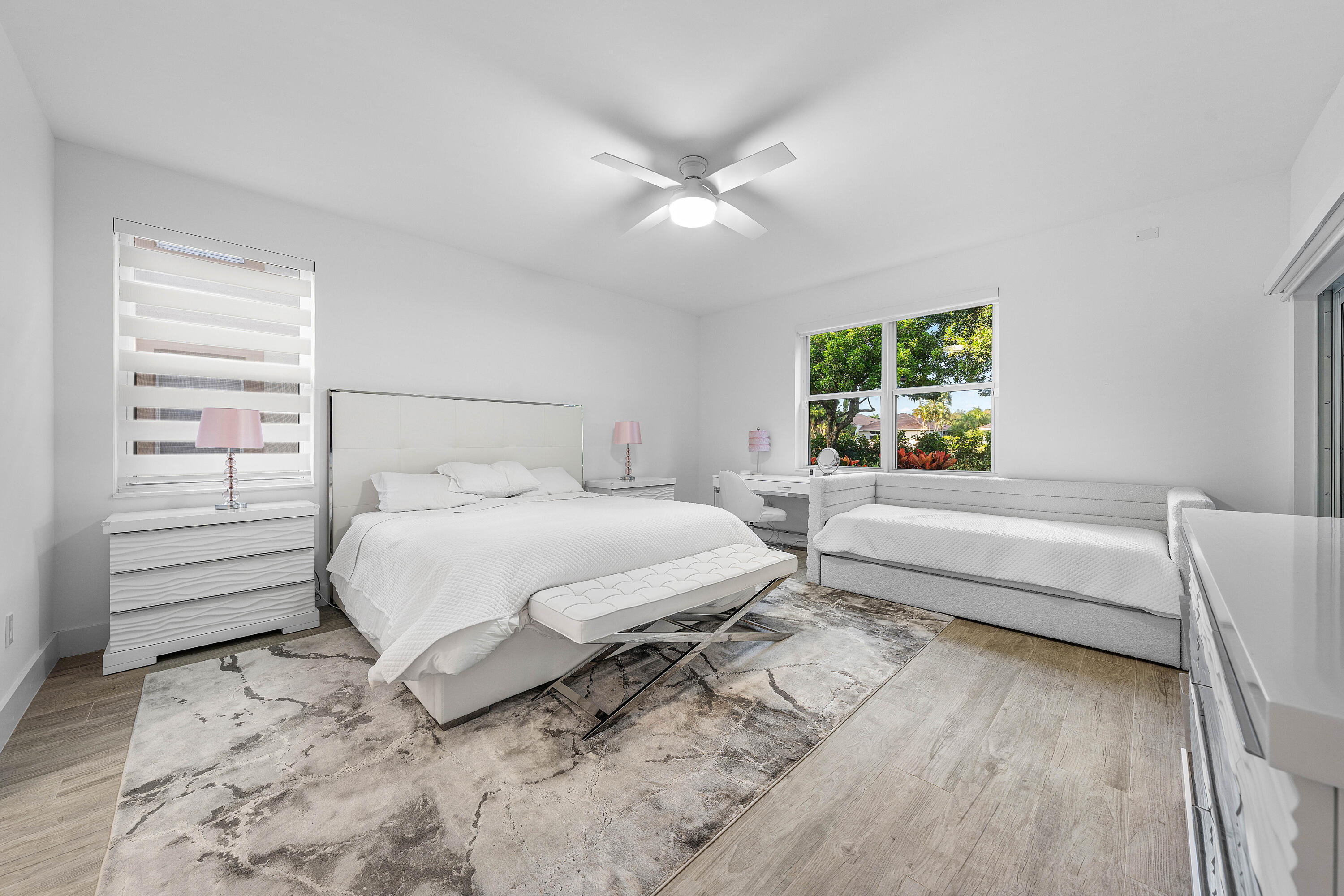 6229 Graycliff Drive, Unit A Boca Raton, FL 33496 - Photo 12 of 33 a bedroom with a bed and a dresser