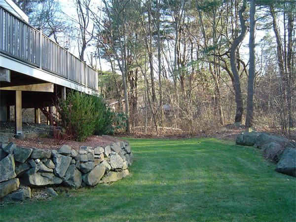 370 North Emerson Road Lexington, MA 02420 - Photo 24 of 30 a view of a backyard with couches plants and large trees