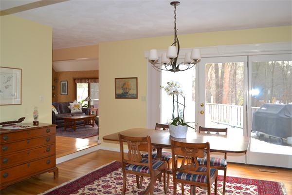 370 North Emerson Road Lexington, MA 02420 - Photo 10 of 30 a view of a dining room with furniture window and wooden floor