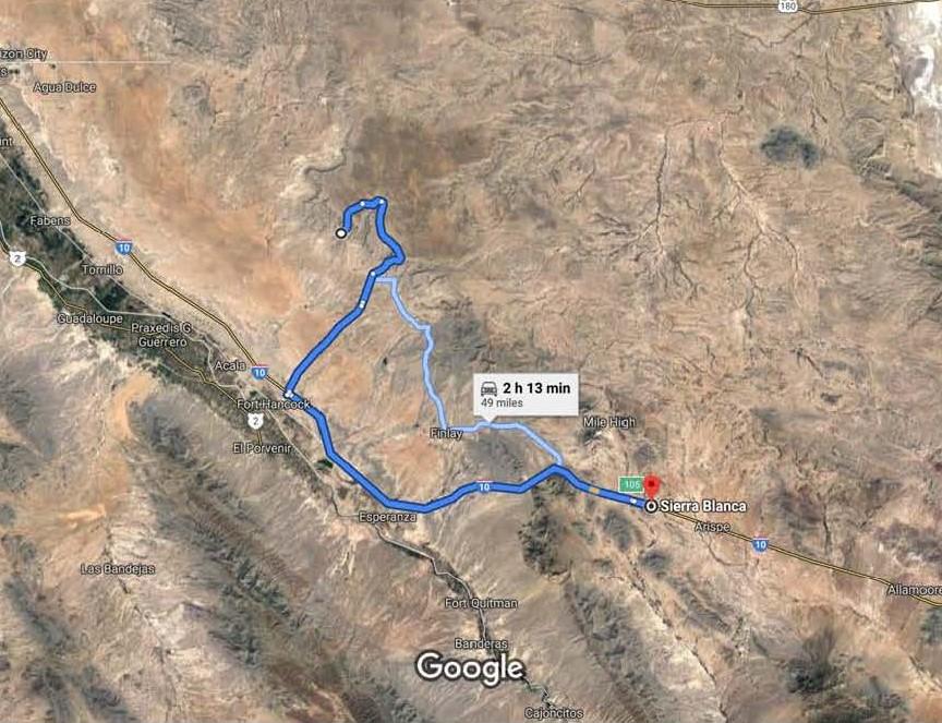 9 Pls / Fort Fort Hancock, TX 79839 - Photo 4 of 4 a street sign on a stone wall