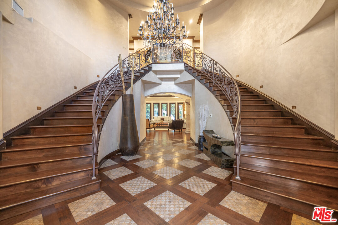 18607 Cassandra Street Tarzana, CA 91356 - Photo 13 of 58 a view of entryway and hall with wooden floor