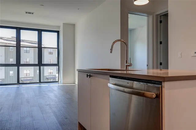 a view of a garden with a pathway