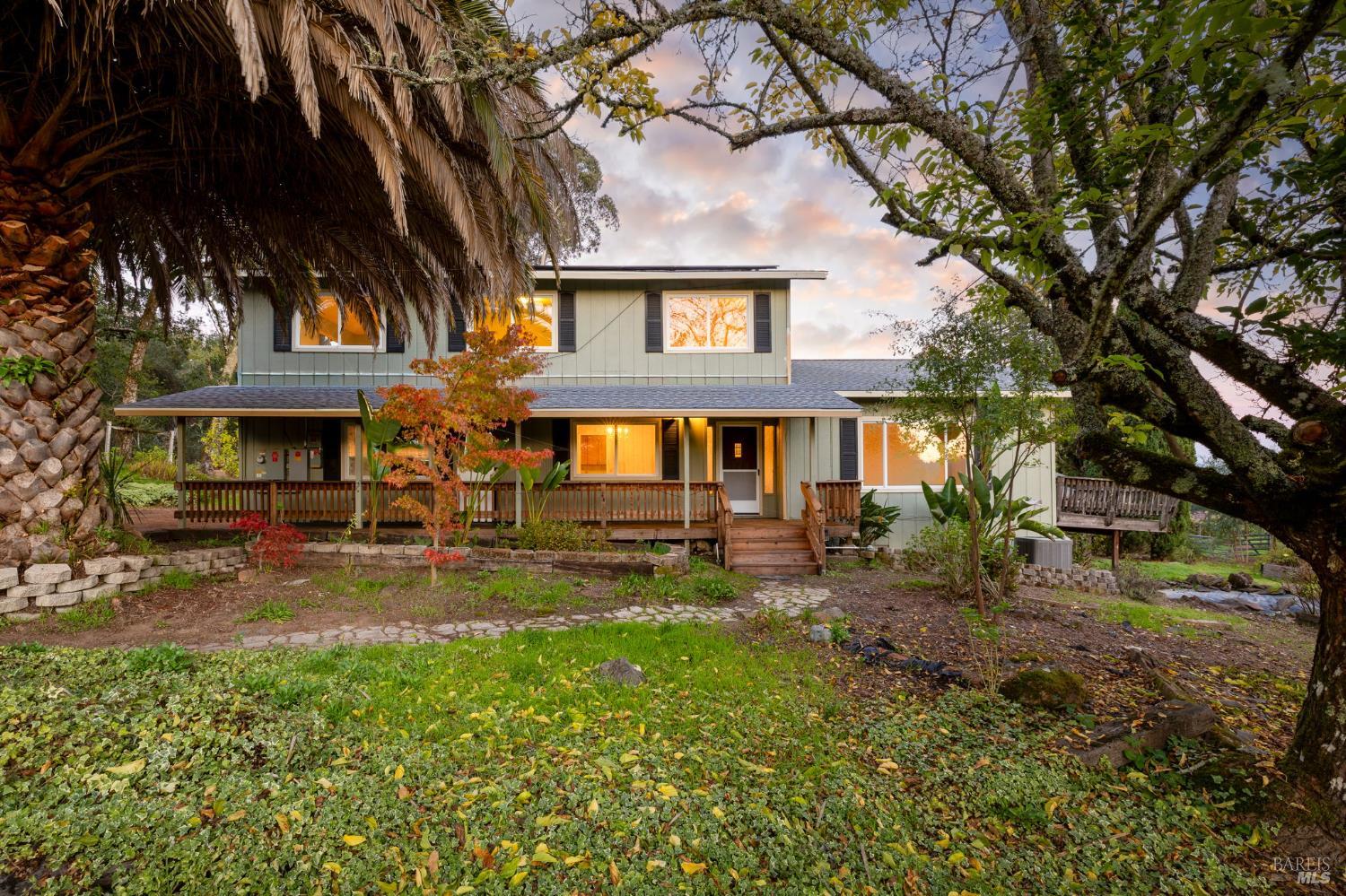 4633 Maddocks Road Sebastopol, CA 95472 - Photo 1 of 1 a view of a yard in front of a house