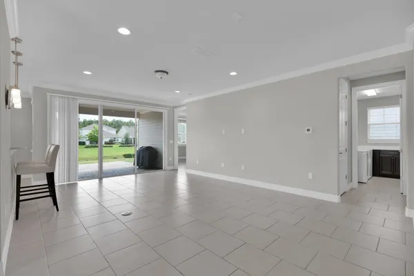 a view of a house with a lake view