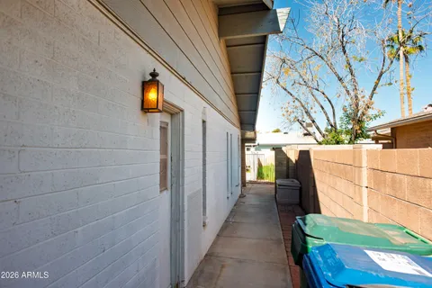 a view of a lake with a yard