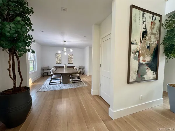 a bathroom with a tub and shower