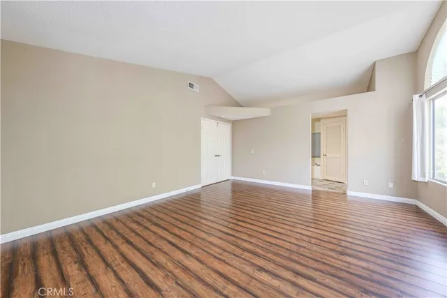 wooden floor in an empty room