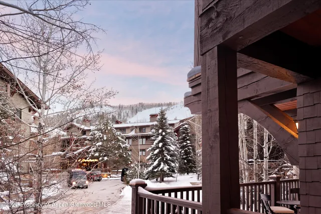 a view of city from balcony