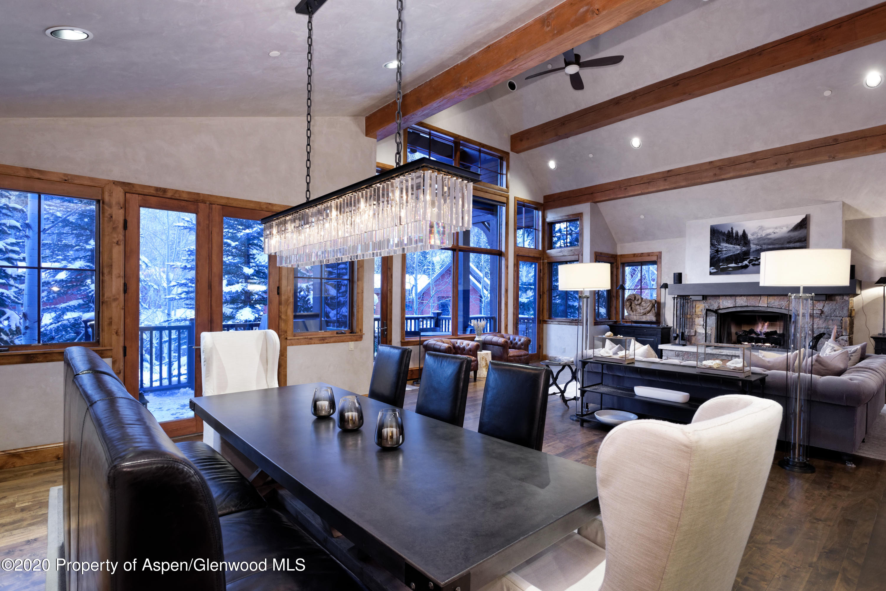 32 Prospector Road Aspen, CO 81611 - Photo 7 of 37 a view of a dining room with furniture