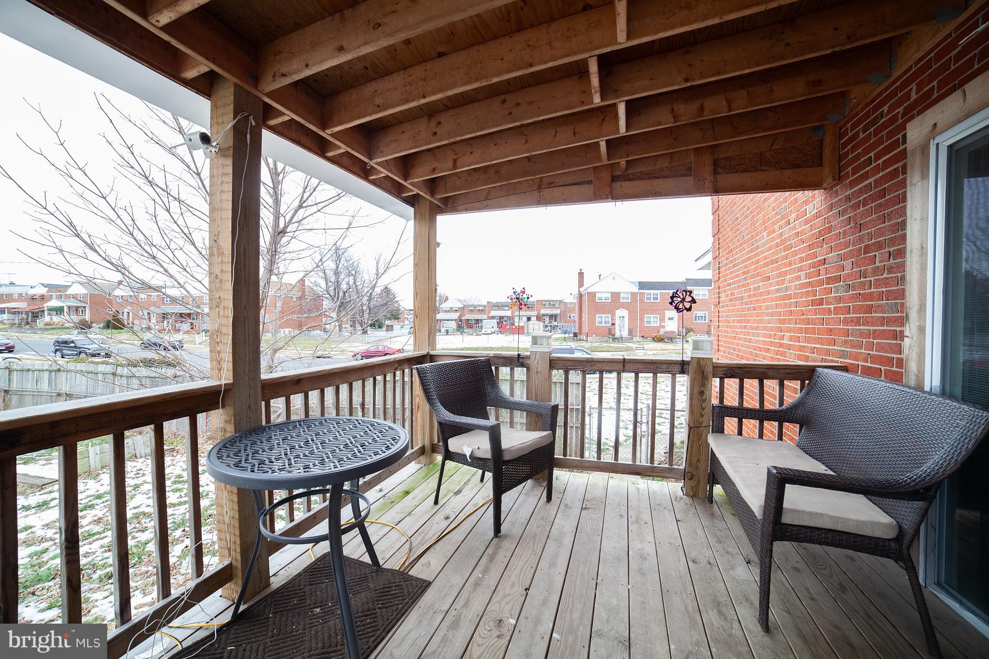 7859 Kentley Road Baltimore, MD 21222 - Photo 28 of 36 Private covered Porch