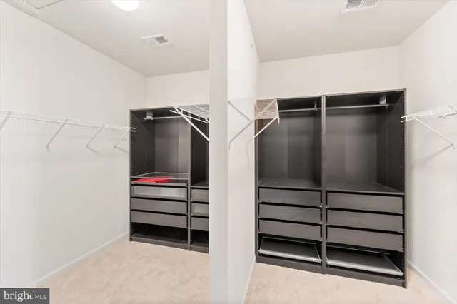 a view of walk in closet