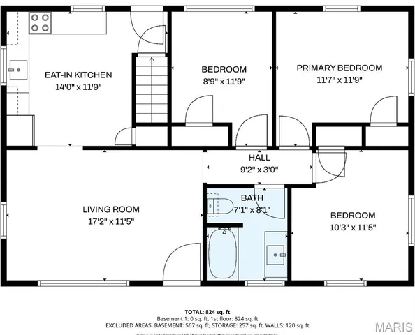 $164,900 | 617 Perry Street, De Soto, MO 63020