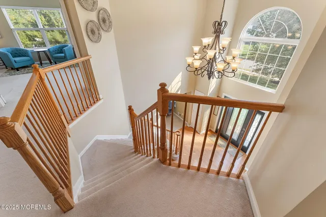 a view of an entryway with a window