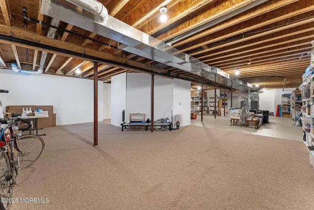 a view of a gym with equipment