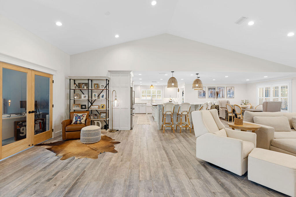 442 Shipwreck Road Santa Rosa Beach, FL 32459 - Photo 28 of 103 a living room with furniture and wooden floor