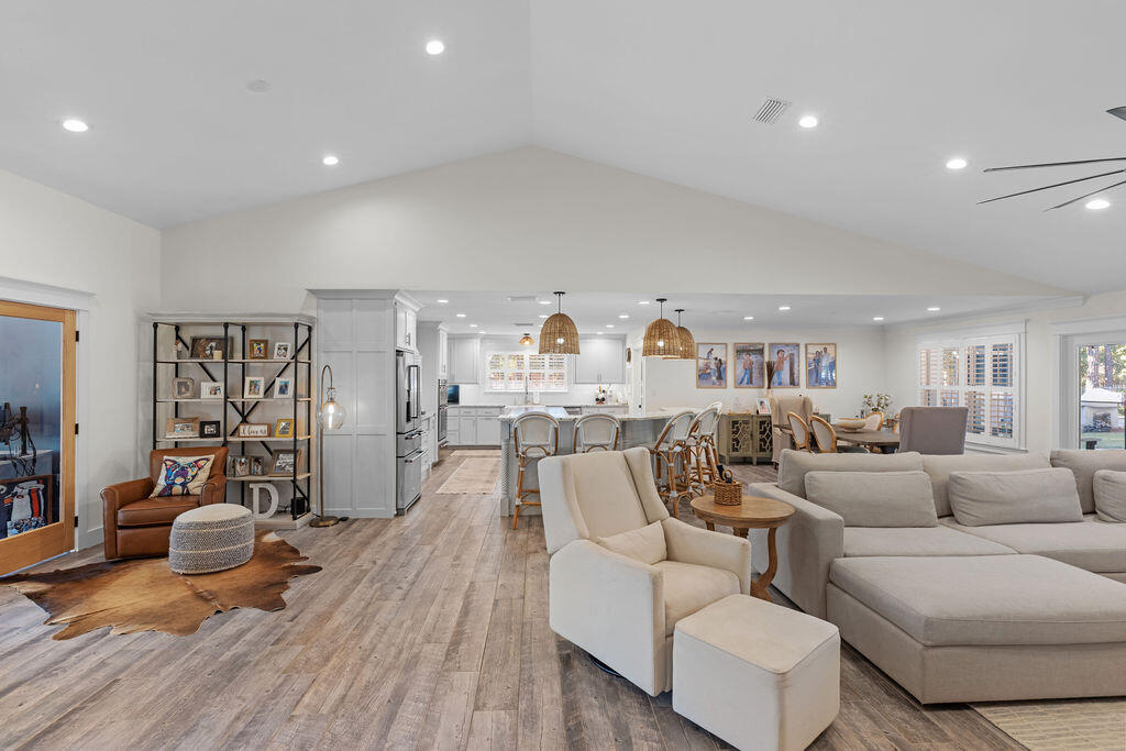 442 Shipwreck Road Santa Rosa Beach, FL 32459 - Photo 37 of 103 a living room with furniture and wooden floor