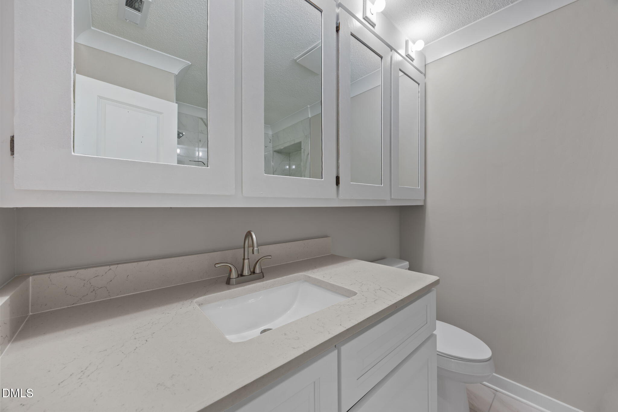 309 Rippling Stream Road Durham, NC 27704 - Photo 30 of 45 a bathroom with a sink and a toilet