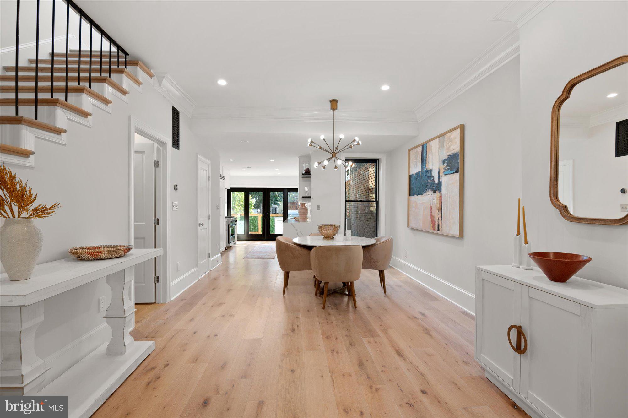 1831 12th Street Northwest Washington, DC 20009 - Photo 9 of 47 a view of a living room and dining room