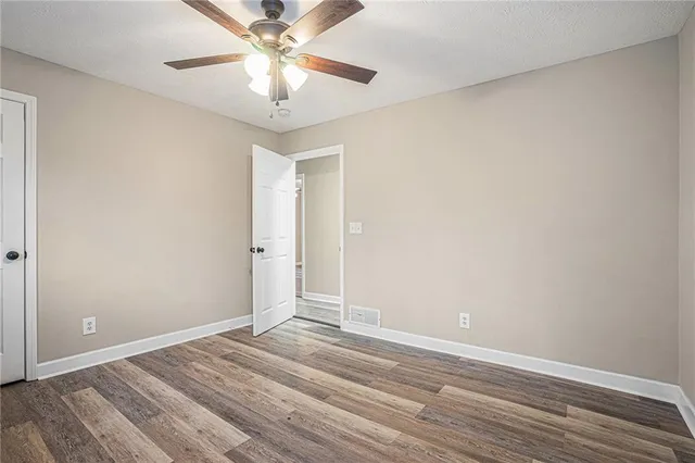 wooden floor in an empty room