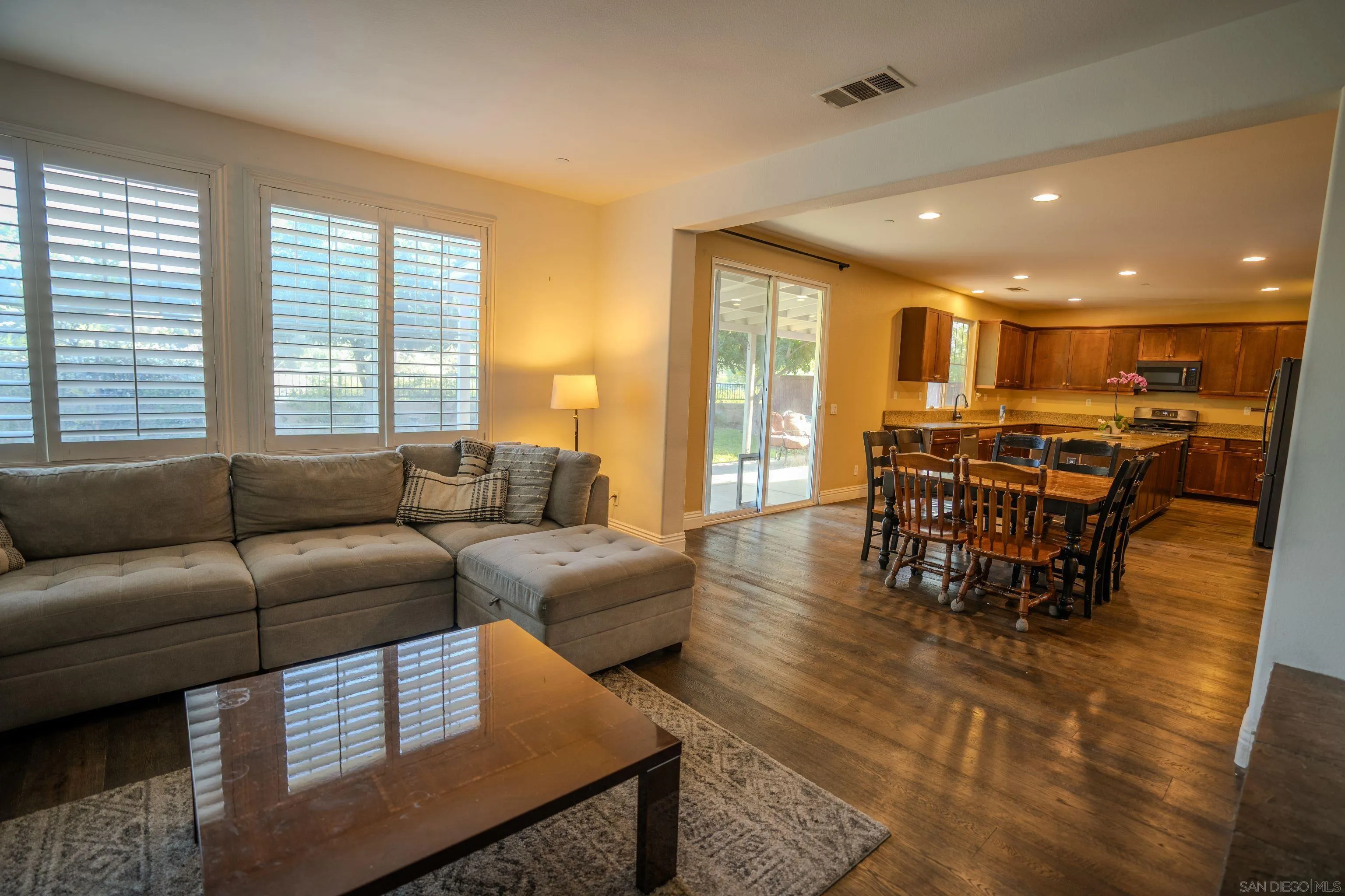 3283 Beven Drive Escondido, CA 92027 - Photo 17 of 64 a living room with furniture and wooden floor