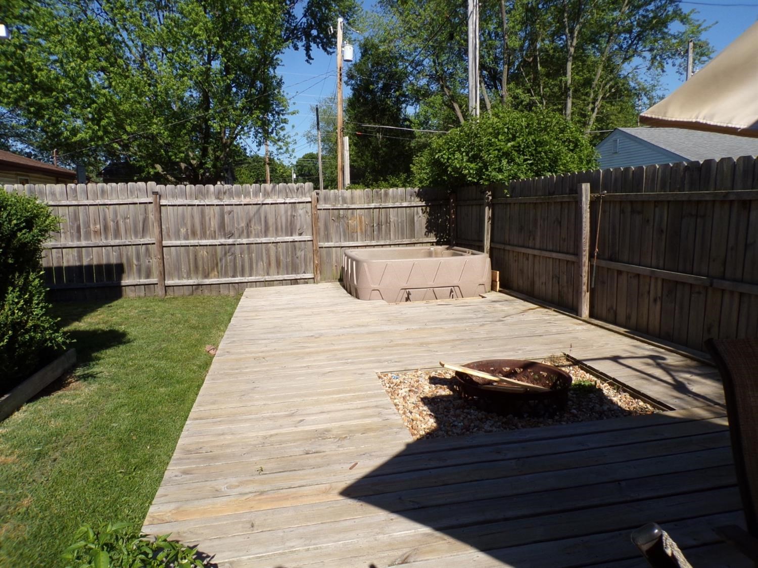 3514 Windsor Road Michigan City, IN 46360 - Photo 9 of 32 a view of a backyard with a deck