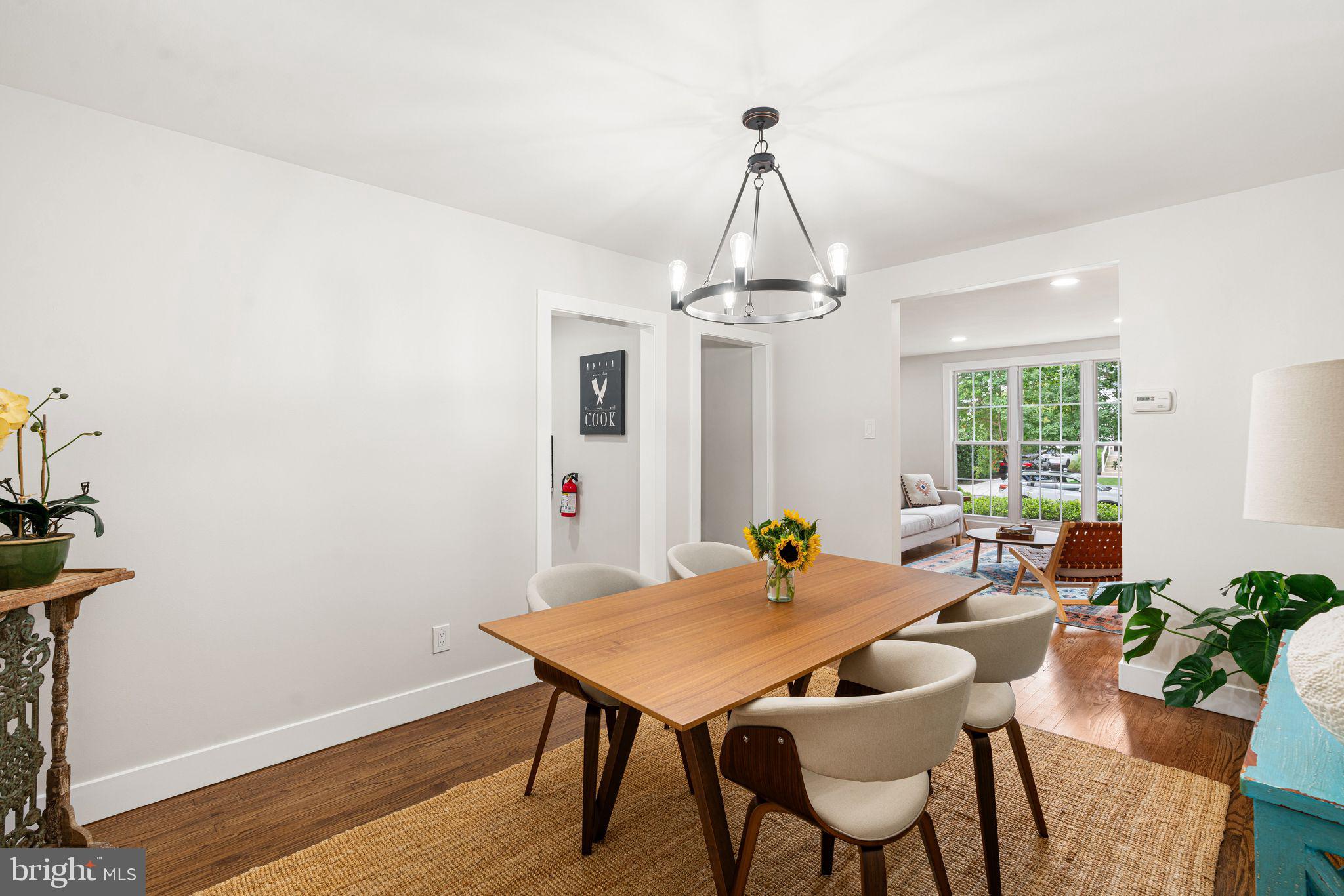 116 Rhoads Avenue Haddonfield, NJ 08033 - Photo 6 of 29 a view of a dining room with furniture window and wooden floor