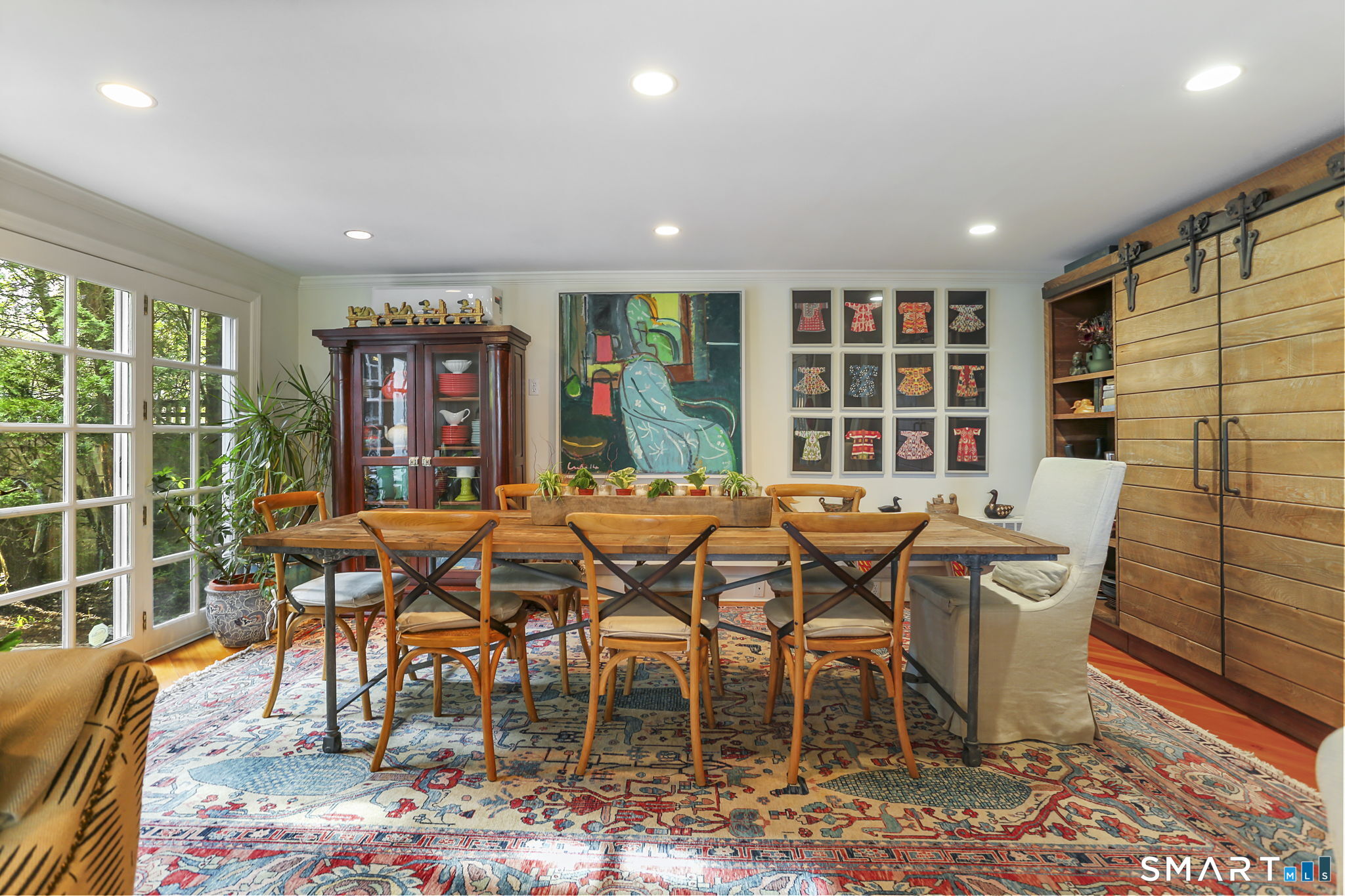 29 Old Saugatuck Road Norwalk, CT 06855 - Photo 15 of 34 a view of a dining room with furniture window and outside view